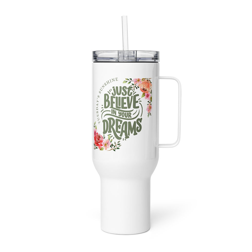 Thumbnail: "Just Believe In Your Dreams" Travel Mug