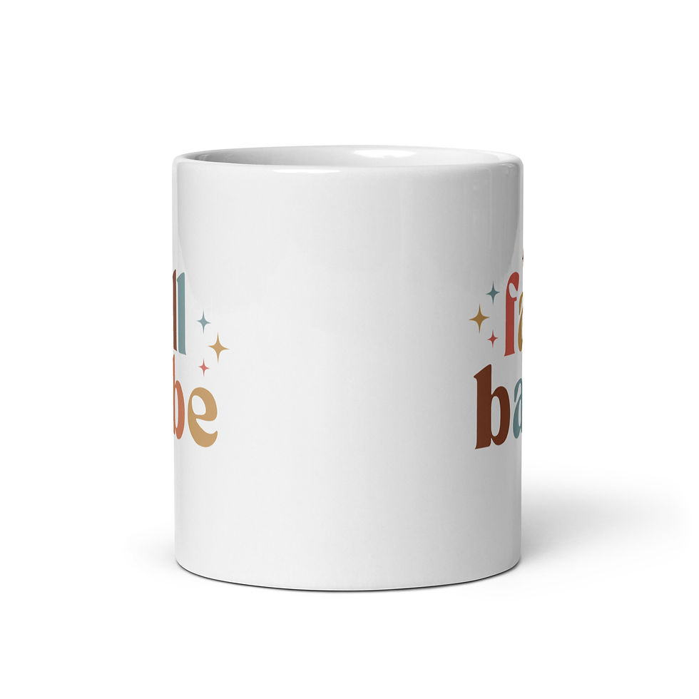 Thumbnail: "Fall Babe" White Glossy Mug