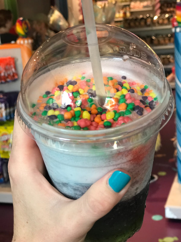 Rainbow Unicorn slushy