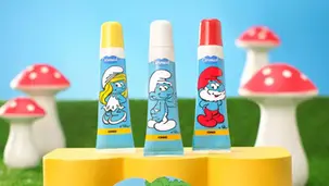 Carmed lança collab SMURFS, com sabor de blueberry