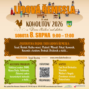 Lidová řemesla Kohoutov 2026