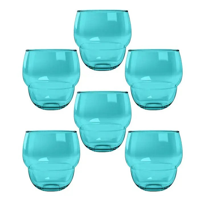 Stacking Bubble Tumbler, Teal, 14 oz. Acrylic