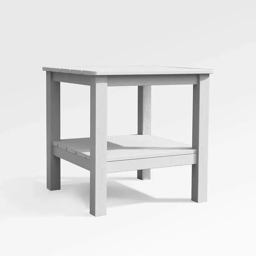 Modern Adirondack Square End Table