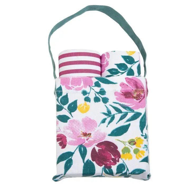 Thumbnail: 3 Piece Berry Bouquet Kitchen Tea Towel Set