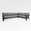 Thumbnail: Magnolia Black Aluminum Sectional with Sunbrella® Cushions