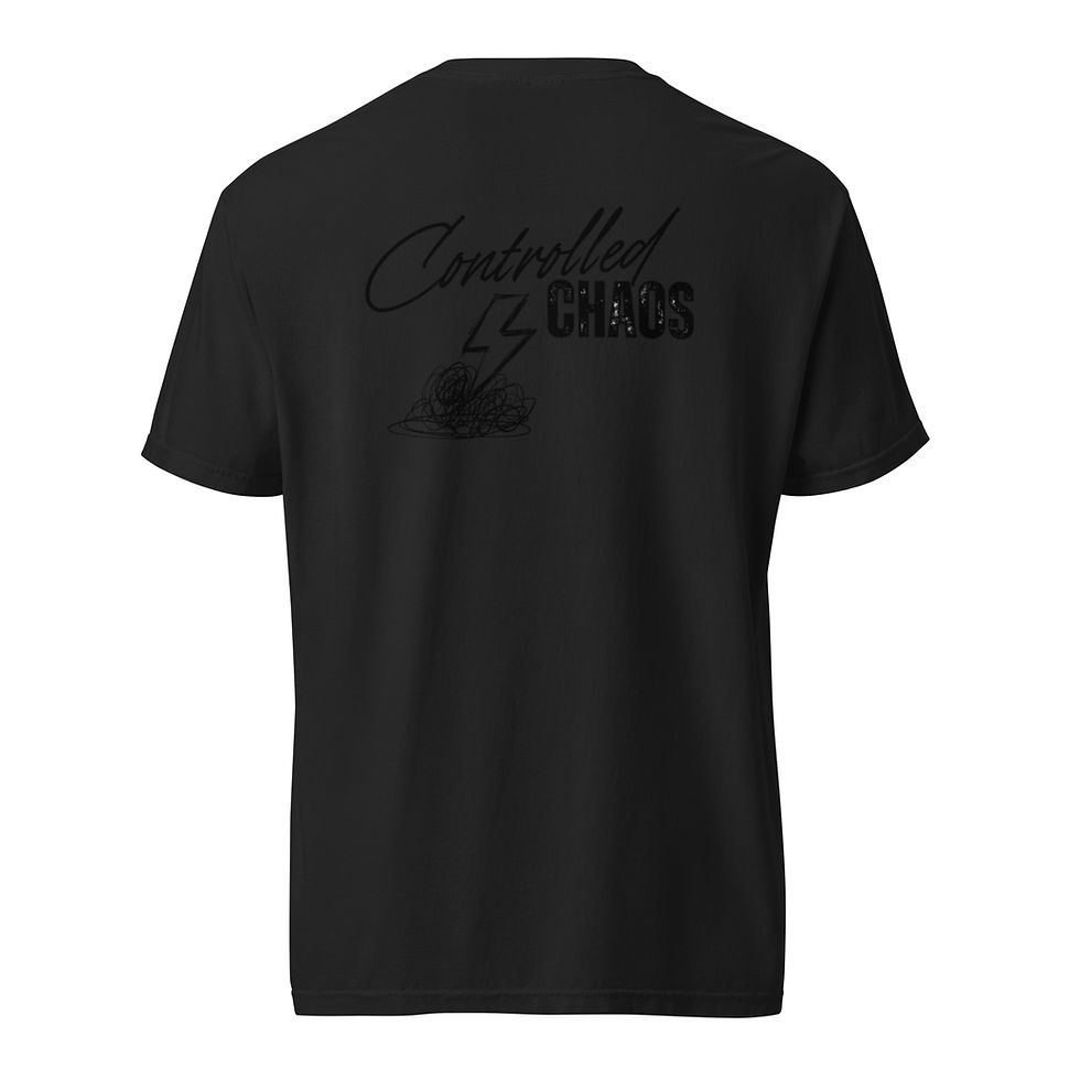 Thumbnail: Controlled Chaos heavyweight t-shirt
