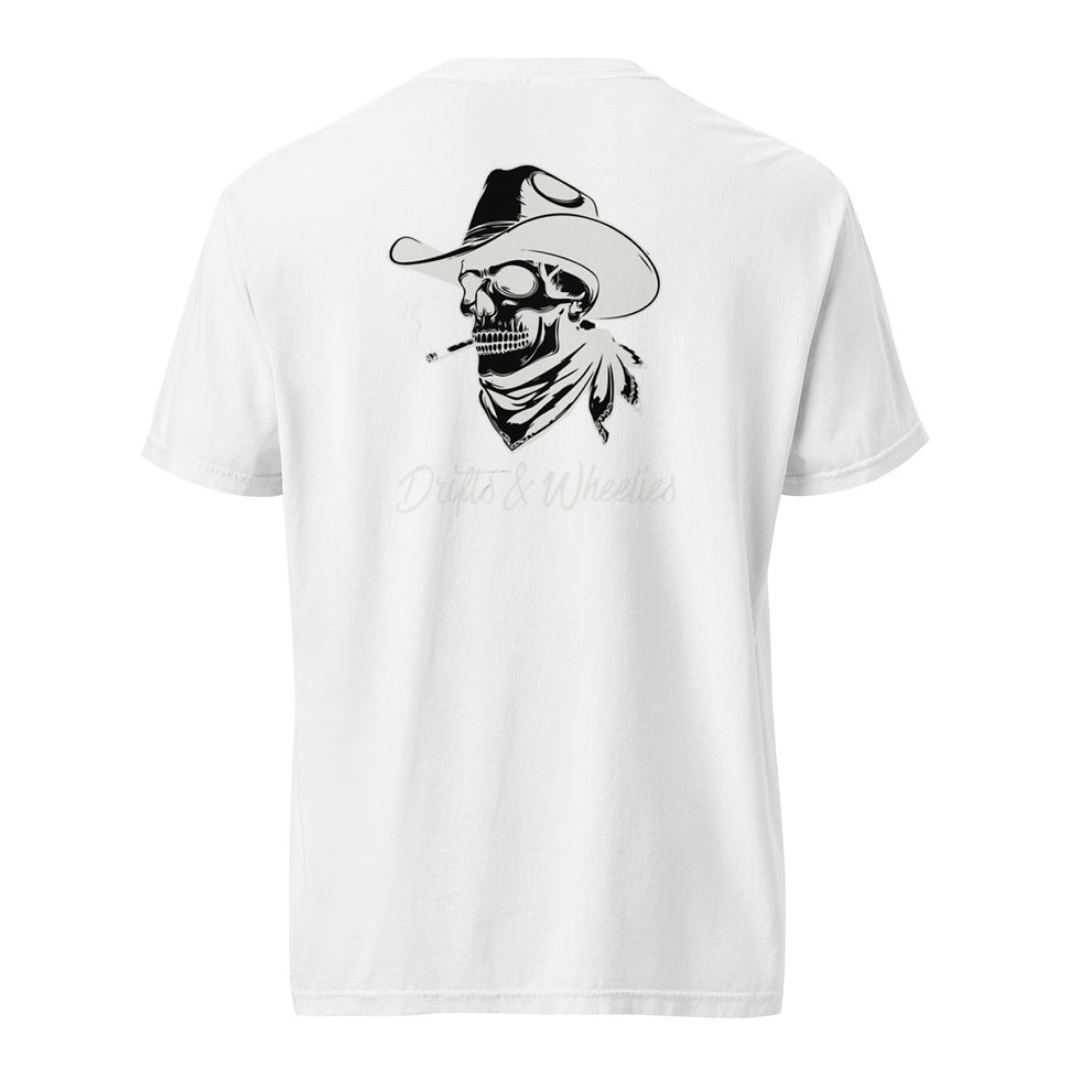 Thumbnail: Wheelies & Drifts heavyweight t-shirt