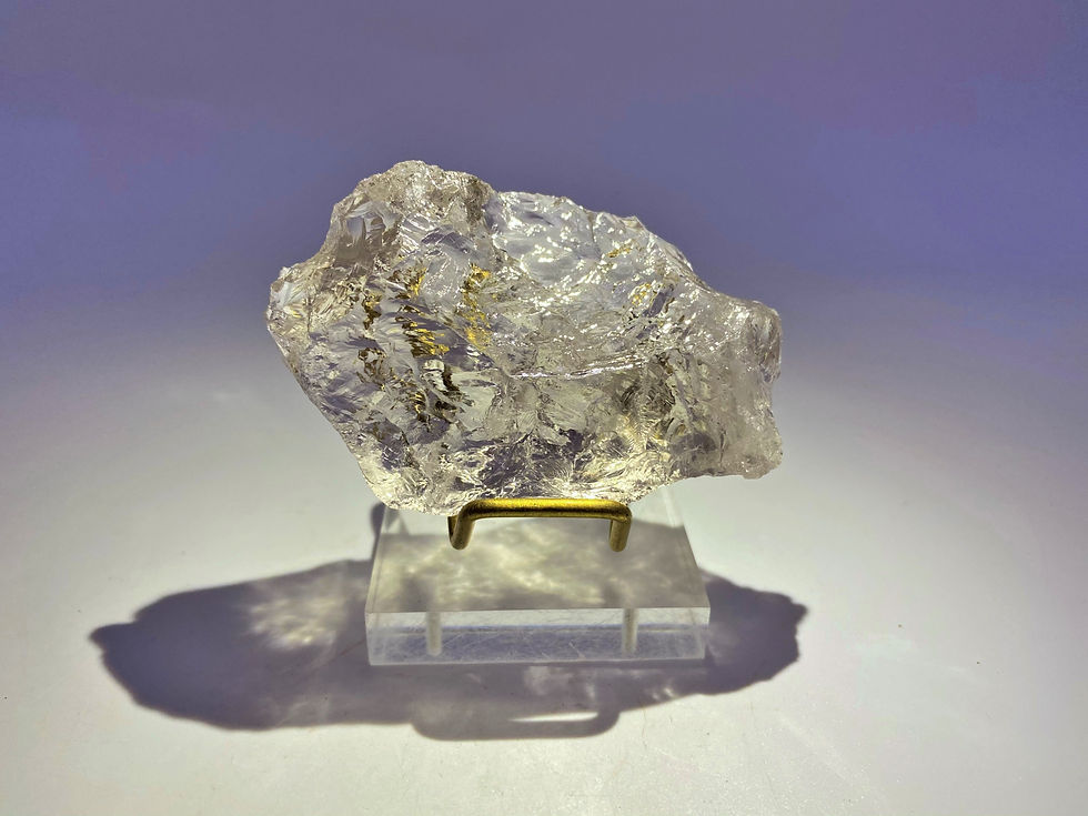 Rare Smoky Satyaloka Azeztulite from South India