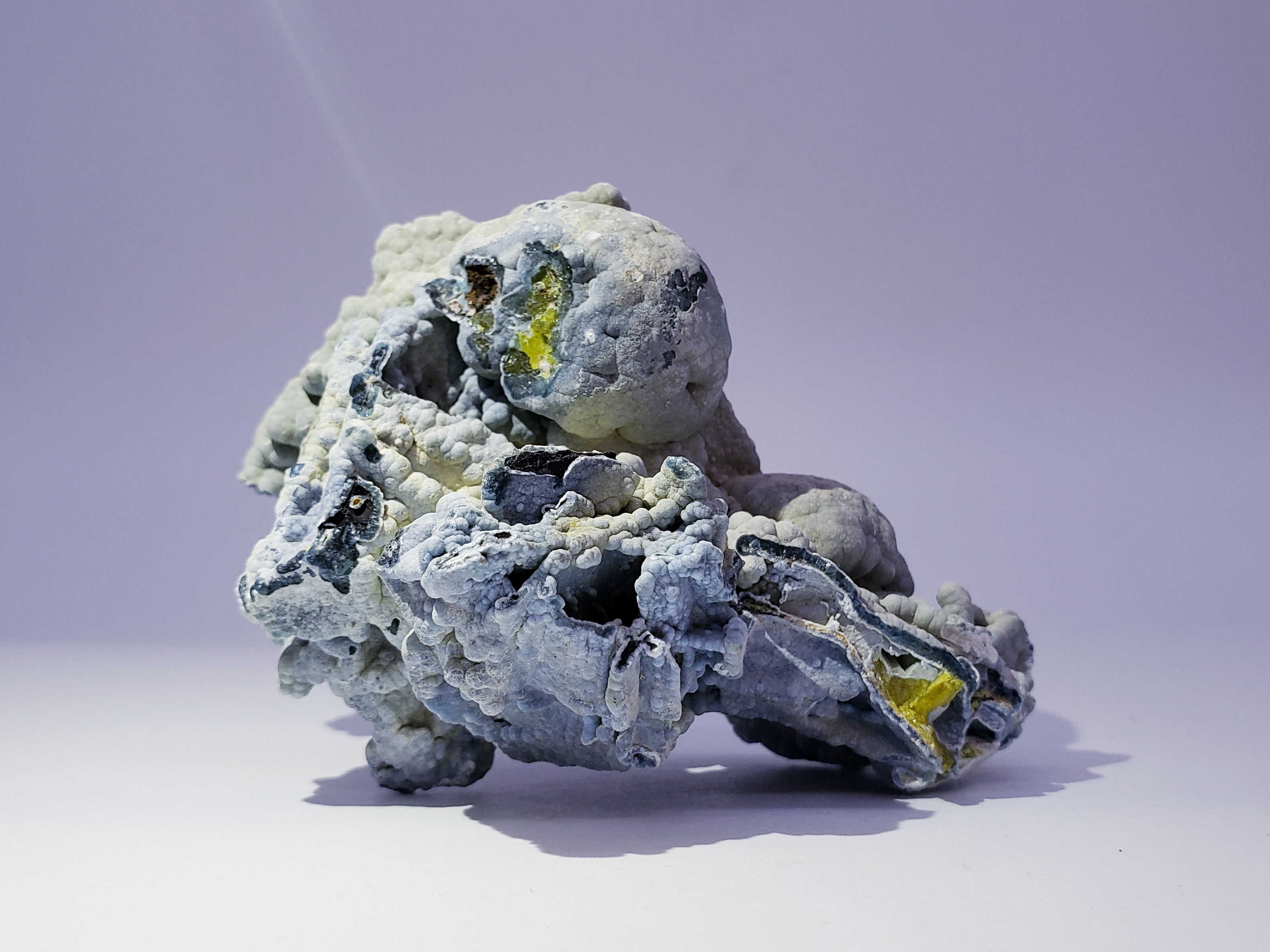 Pyromorphite with Plumbogummite from Yangshuo Mine