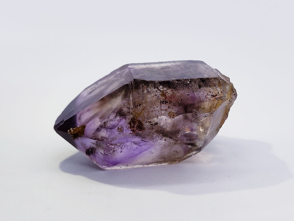 Enhydro Runner Brandberg Amethyst Smoky Quartz from Goboboseb Mt.,Namibia