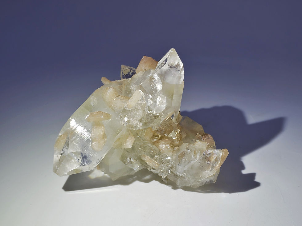 Apophyllite and Stilbite Specimen from Savada, Maharashtra, India