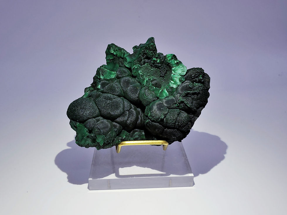 Thumbnail: Cat's Eye Malachite from Shilu Mine, China