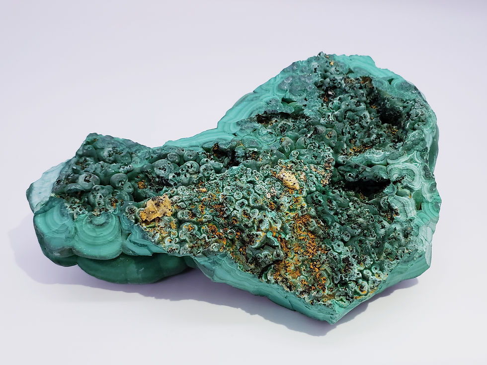 Thumbnail: Collector's Piece: Botryoidal Malachite from L'Etoile du Congo Mine