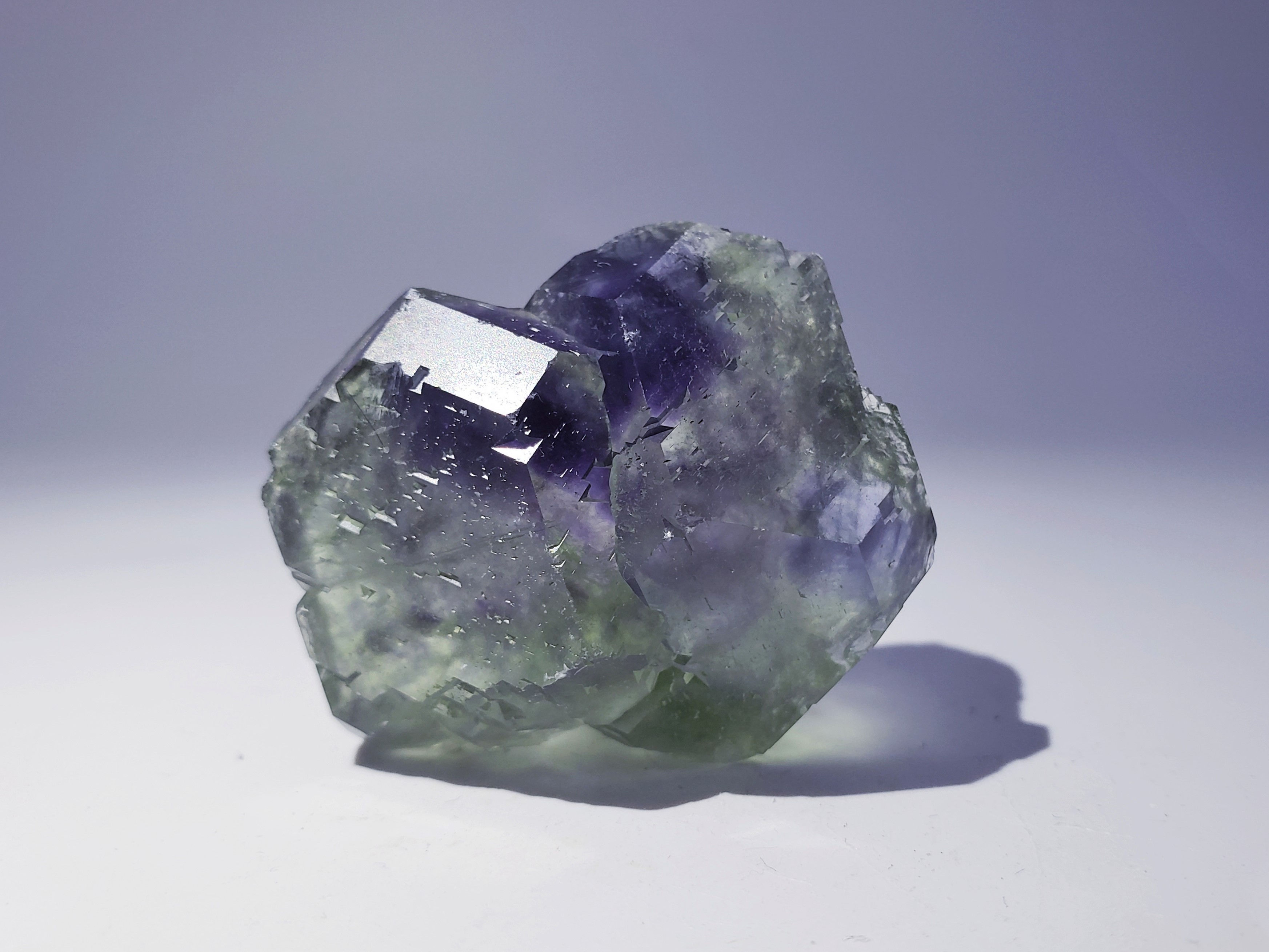 Phantom Fluorite Specimen from Dongposhan Mine, Hunan, China