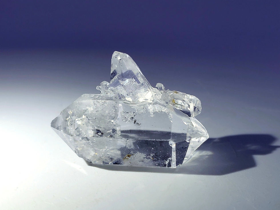 Thumbnail: Quartz var. Herkimer Diamond from Herkimer County, New York, USA