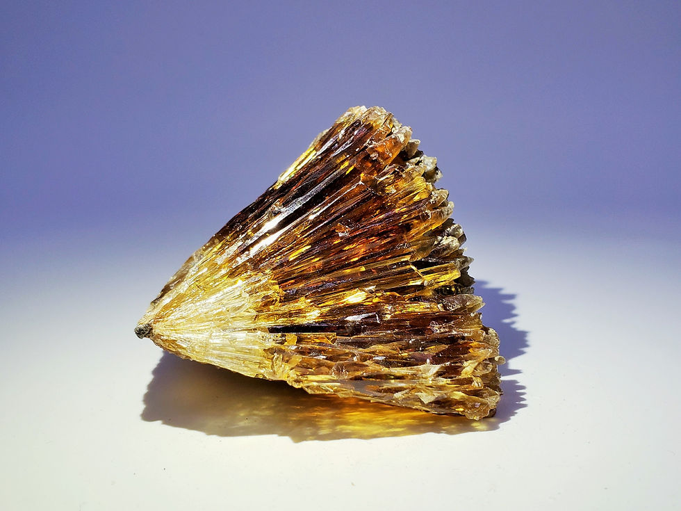 Collector's Piece: Calcite with Rainbow Iridescent from Qinglong Mine, China