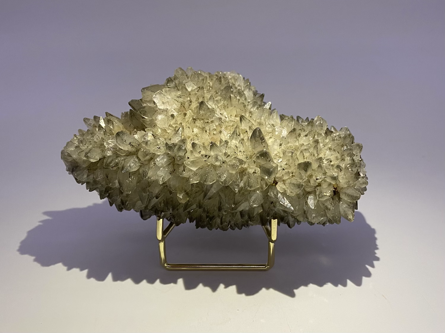 Chalcopyrite on Calcite from Daye Copper Mine, China