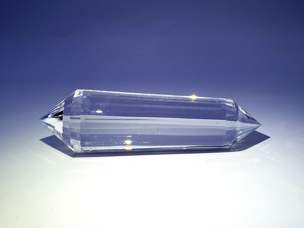 Vogel Quartz Crystal Wand (24-faceted)