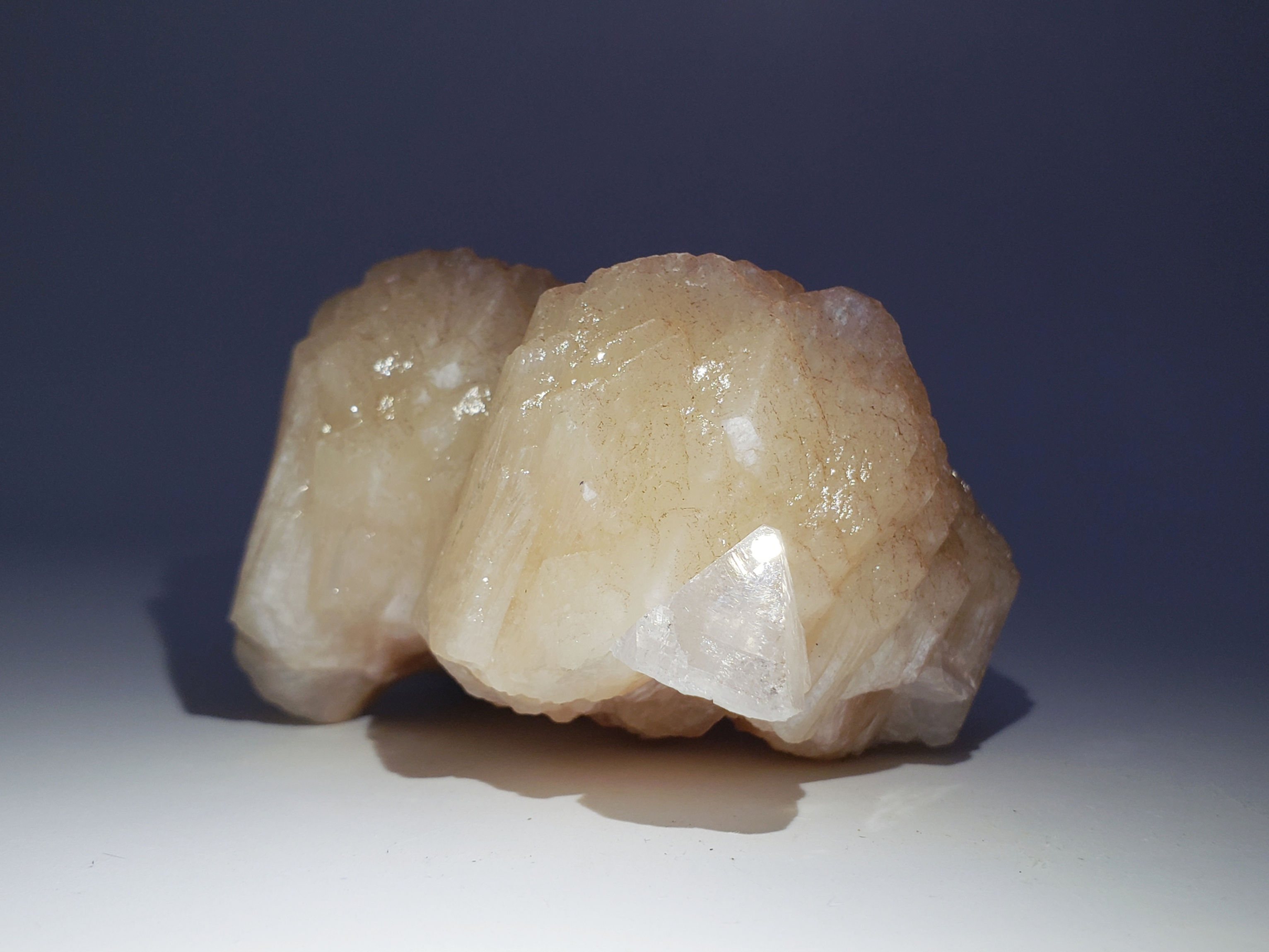 Stilbite with Apophyllite from Pashan Quarries, Maharashtra, India