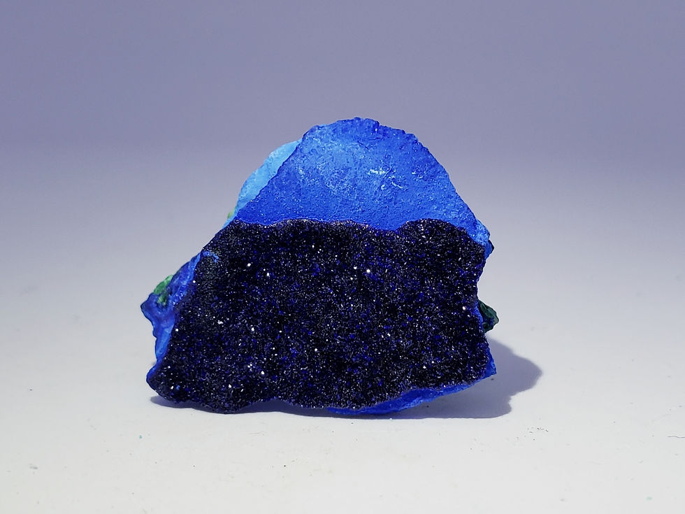 Thumbnail: Azurite with Chrysocolla and Malachite from Liufengshan Mine