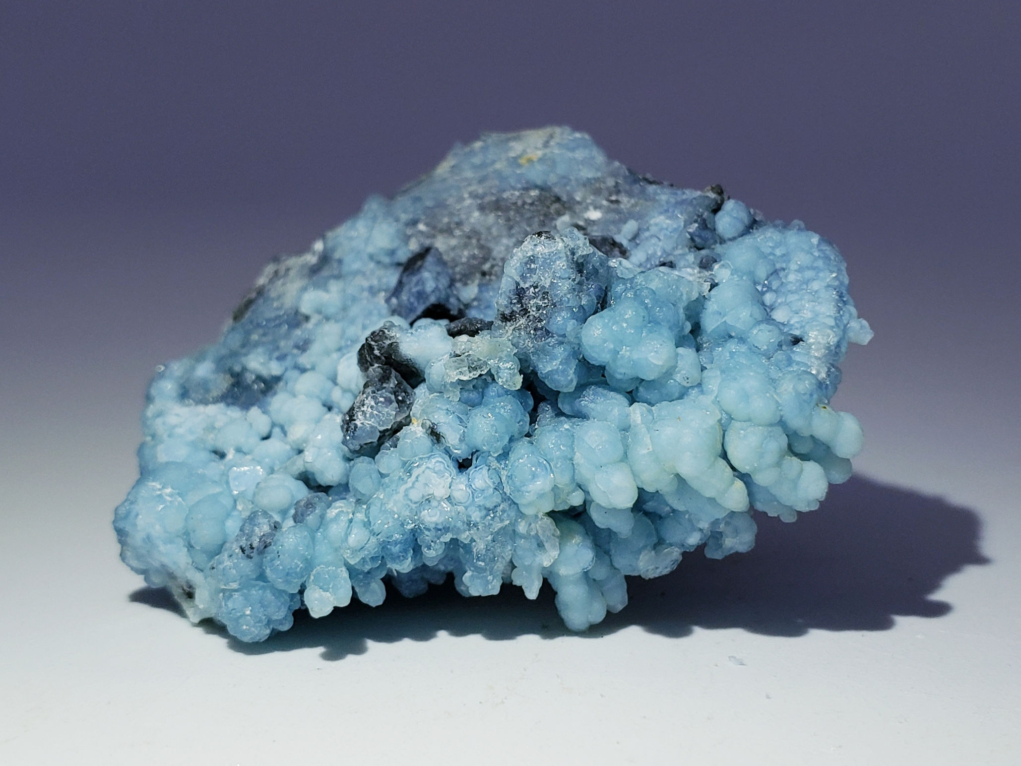 Botryoidal Gibbsite on Matrix from Wenshan, China