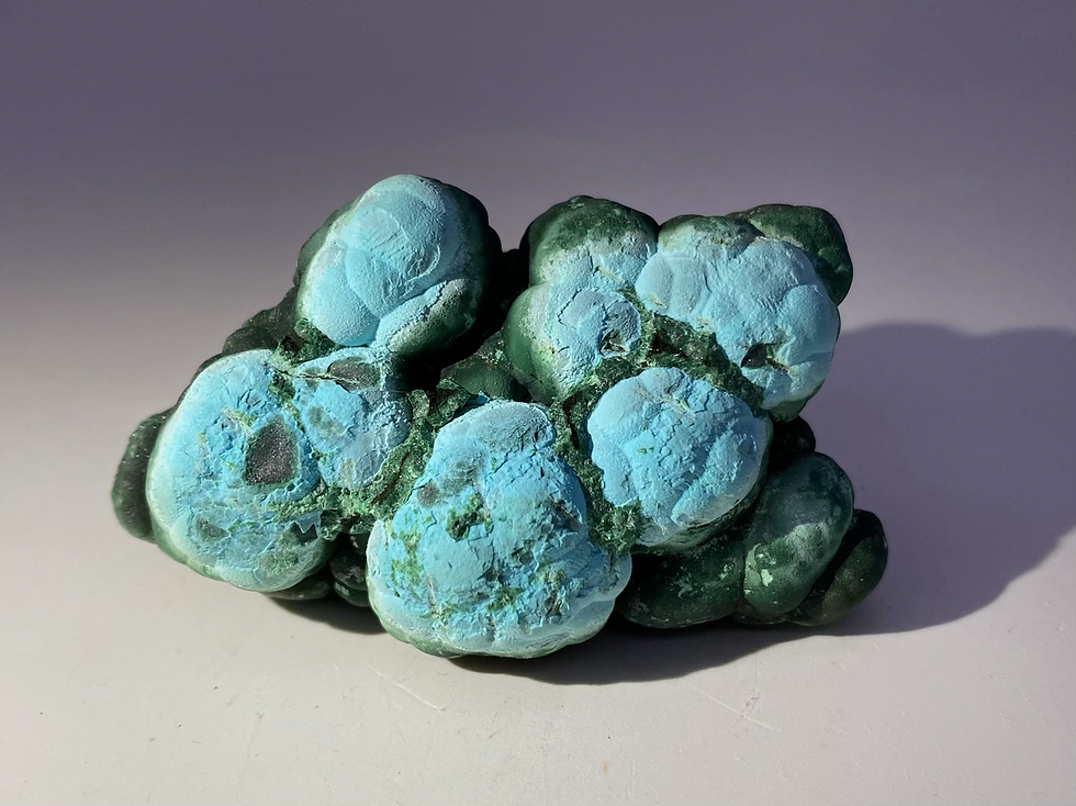 Thumbnail: Collector’s Piece: Chrysocolla and Malachite from Mashamba West Mine, DR Congo
