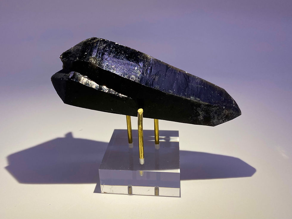 Alpine Smoky Quartz with Feldspar from Wulian Co., China