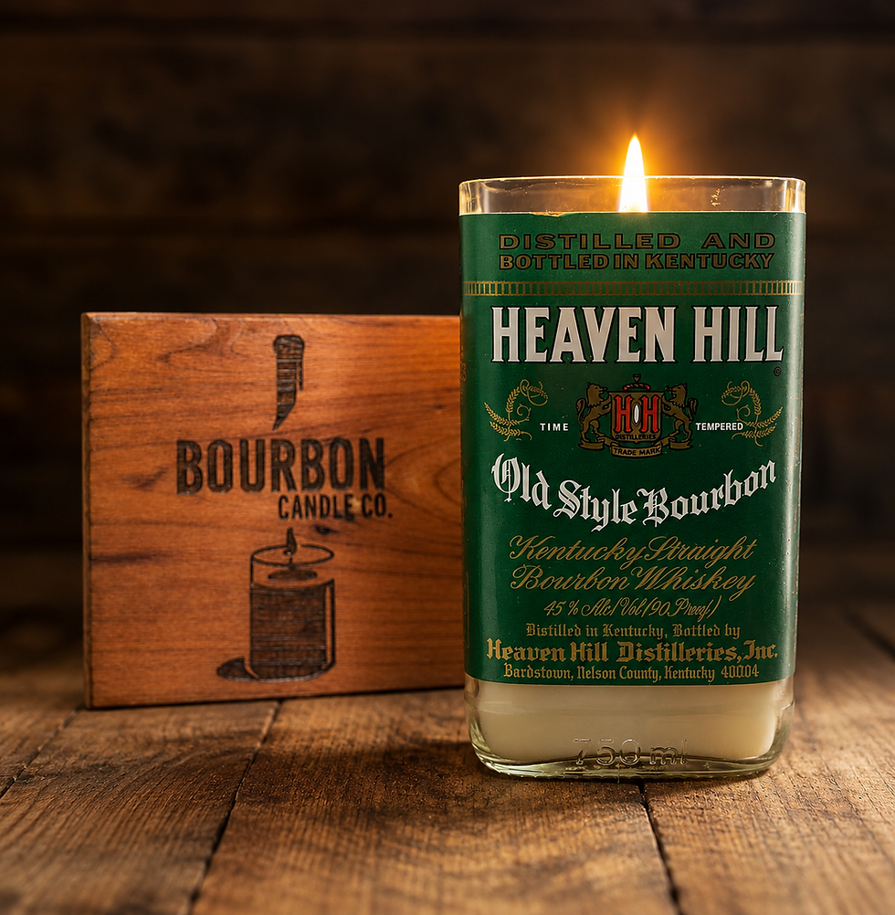 Thumbnail: Upcycled Heaven Hill Old Style Bourbon Candle