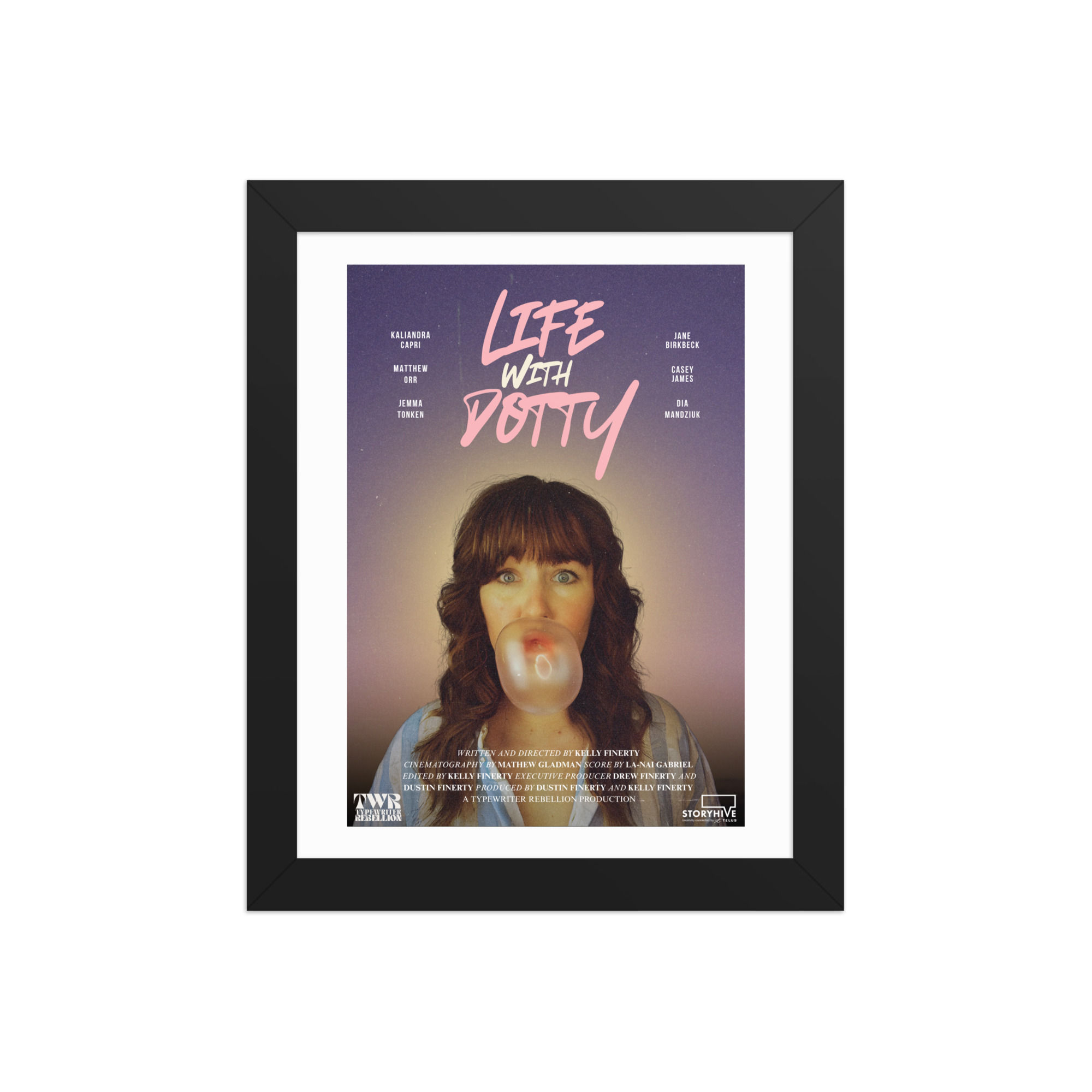 Life with Dotty Framed 8 x 10 Poster