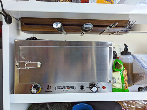 Gullwing, flatbed, pop top, Overland camper with shower, ladder, electrical system, water tank and kitchen