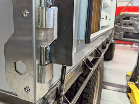 flatbed overland camper on pickup