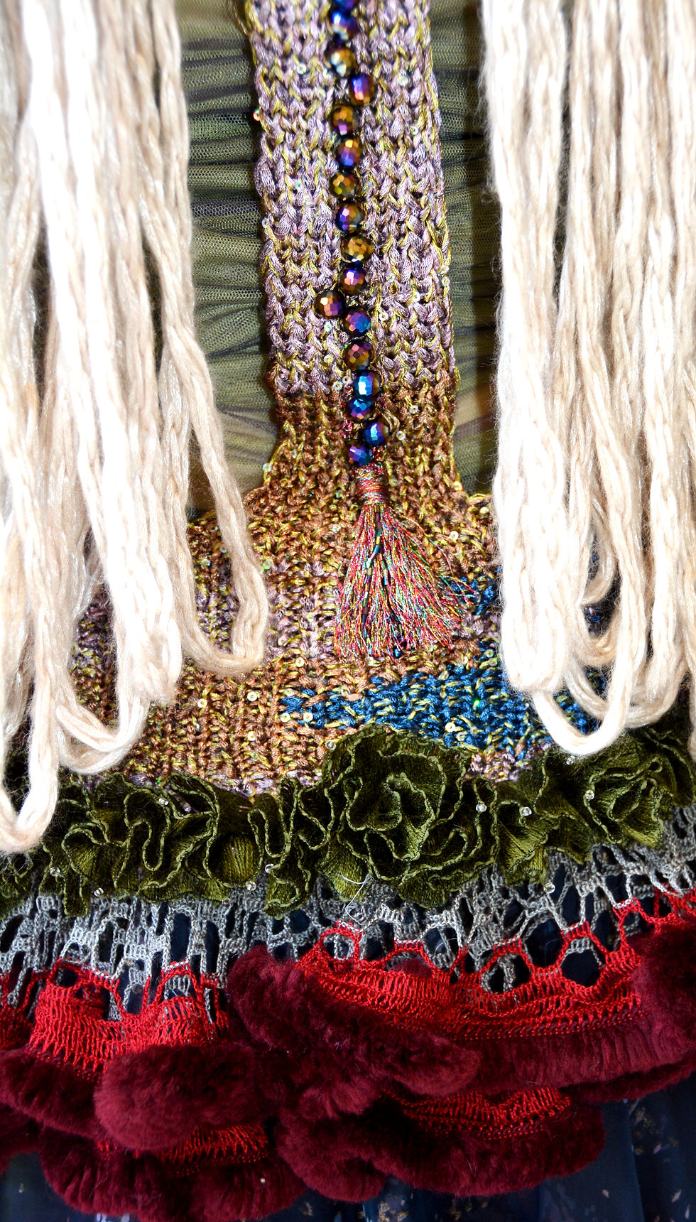 Back beading detail