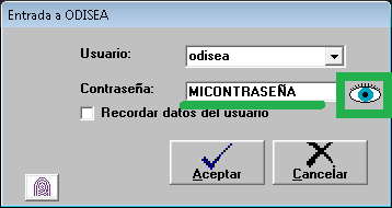OPCION DE VISUALIZAR CONTRASEÑA