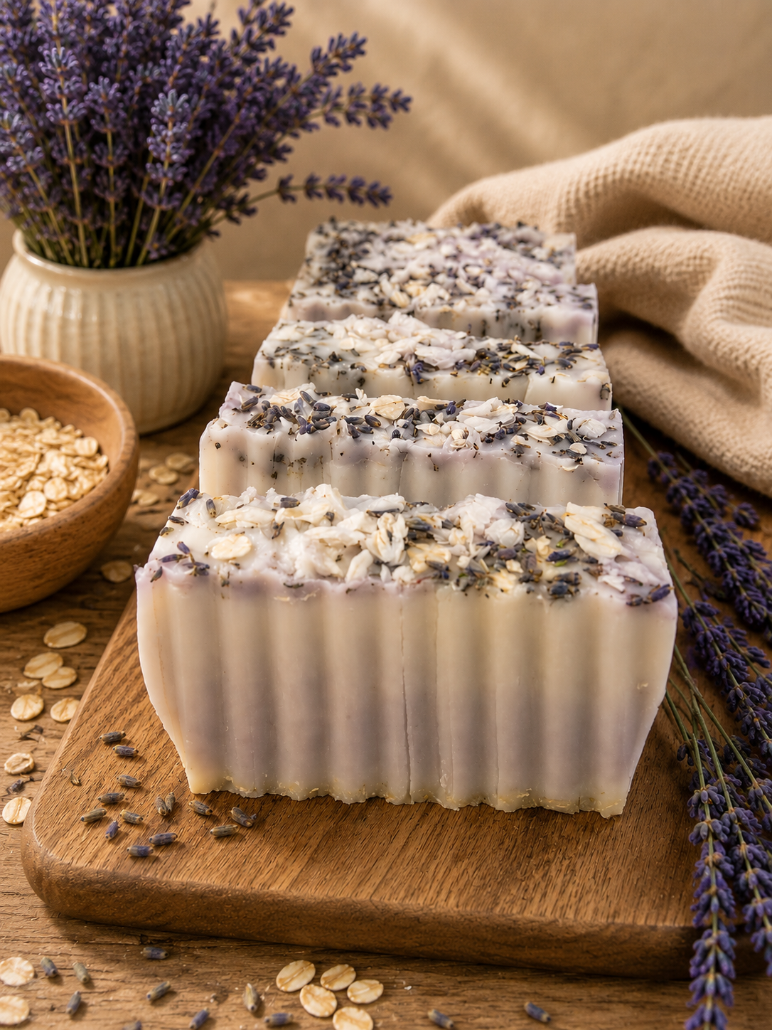Lavender Oats Soap Large