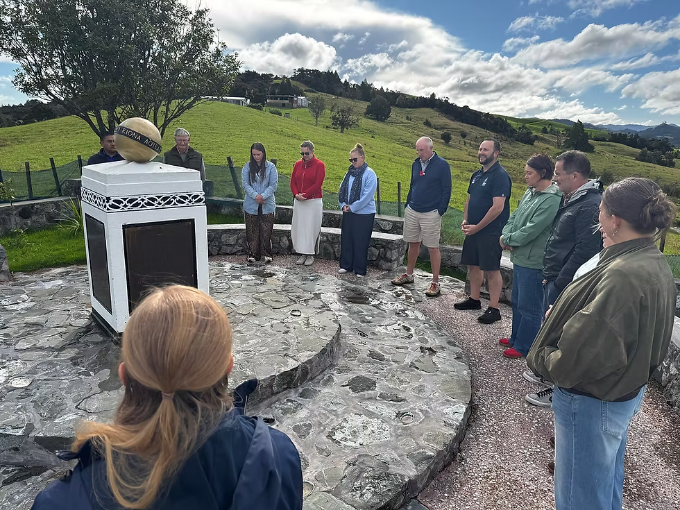 Prayer and reflection at Totara Point
