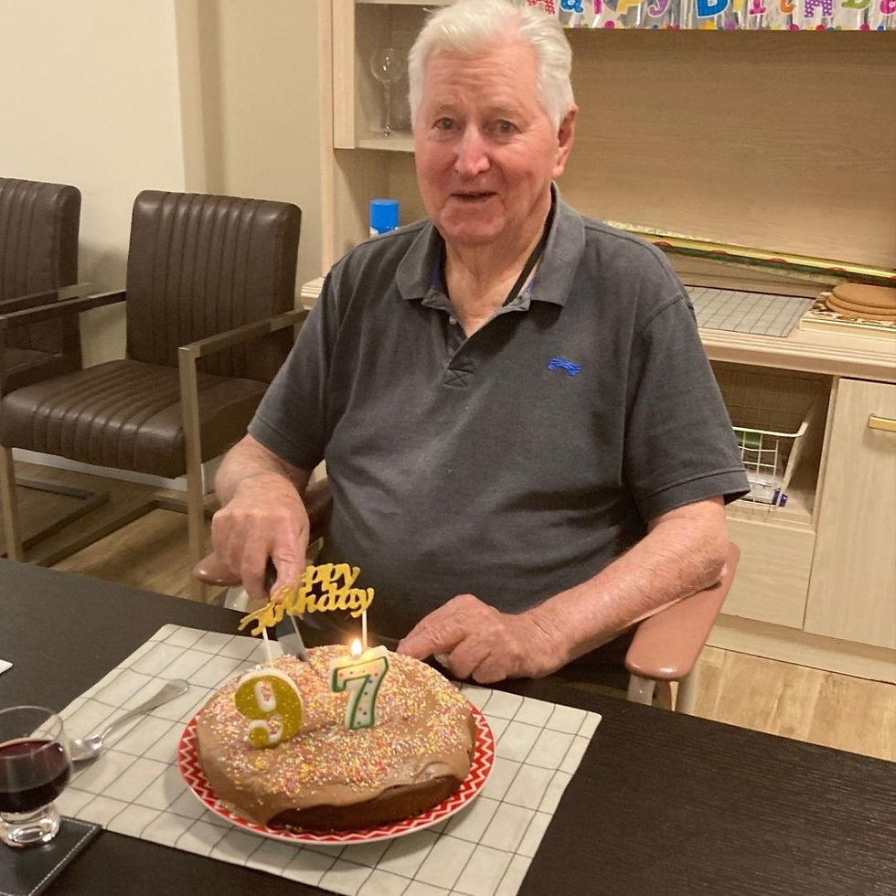 Br Noel's 97th birthday at Churchlands, 2022.