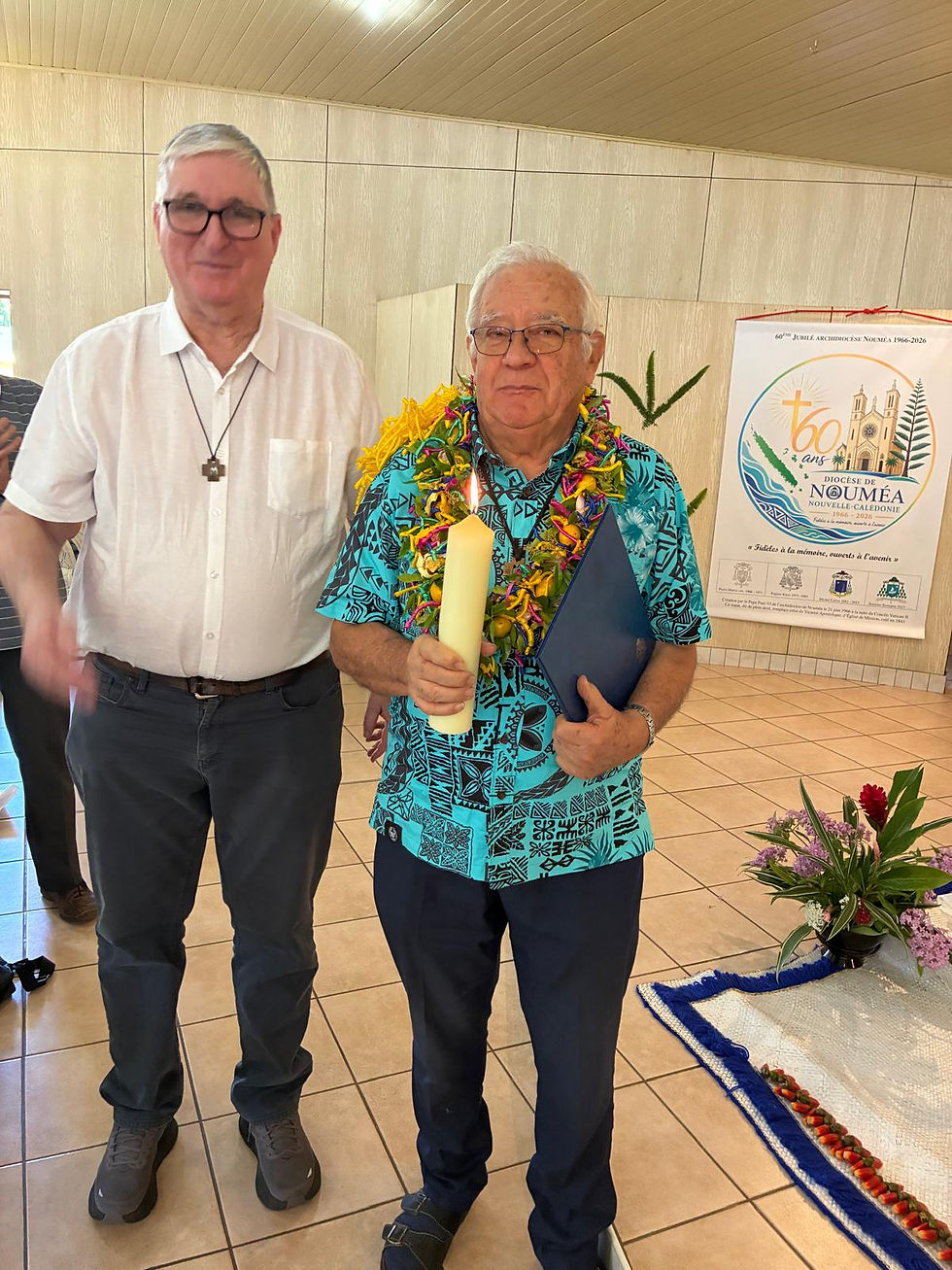Br Georges with Vice Provincial Br Ken
