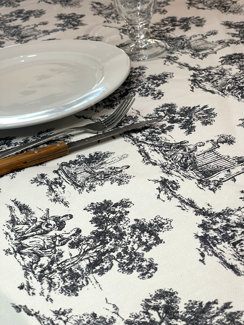 Miniaturbild: Toile de jouy Polycoton