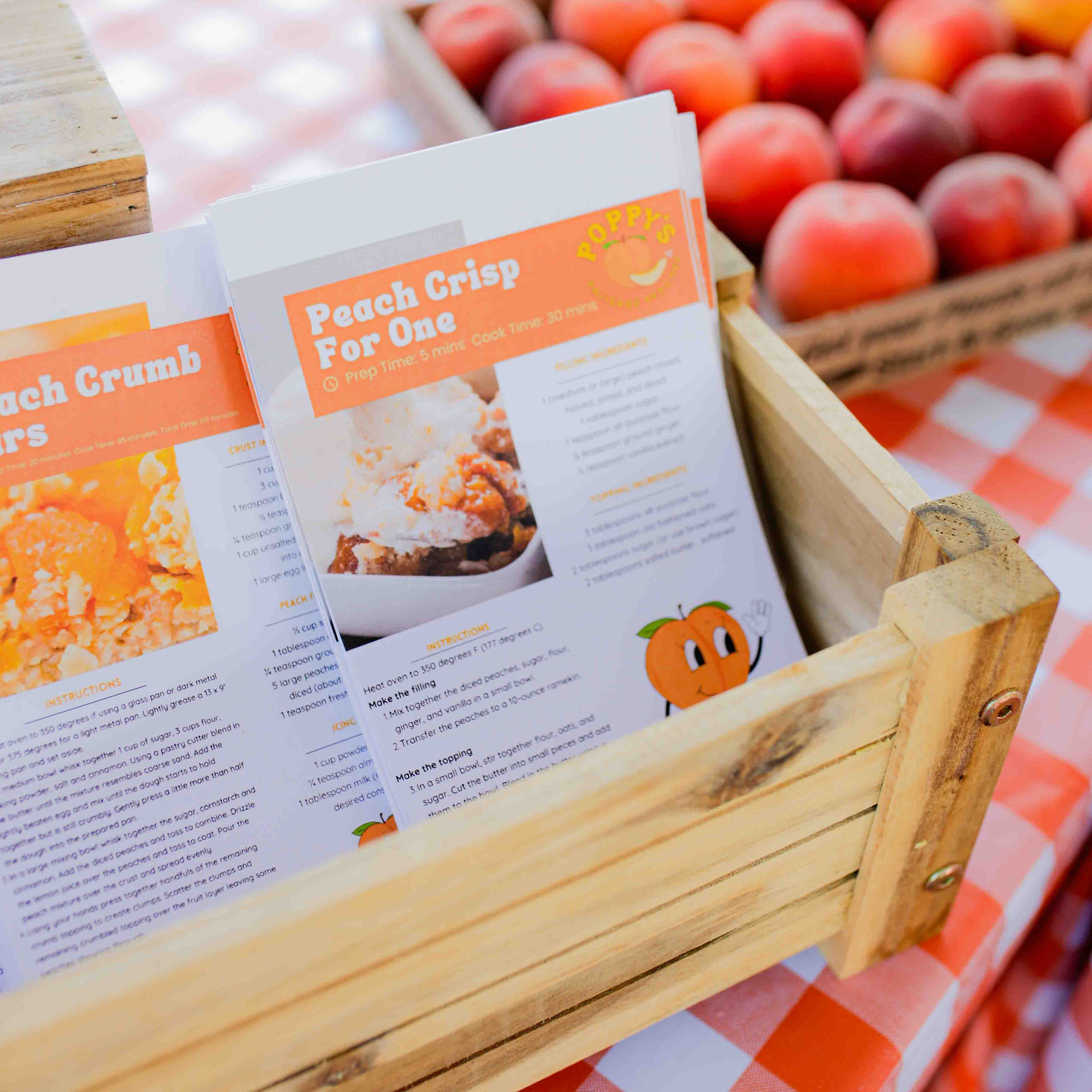 Palisade Peach recipes at Poppy's Peach Stand in Fort Collins