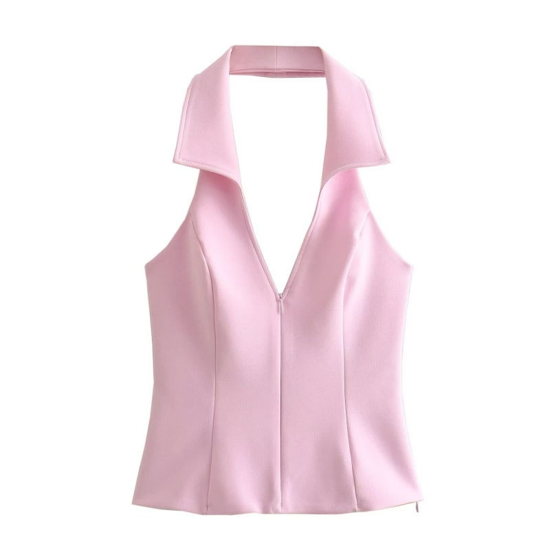 Miniature : Two tone halter set