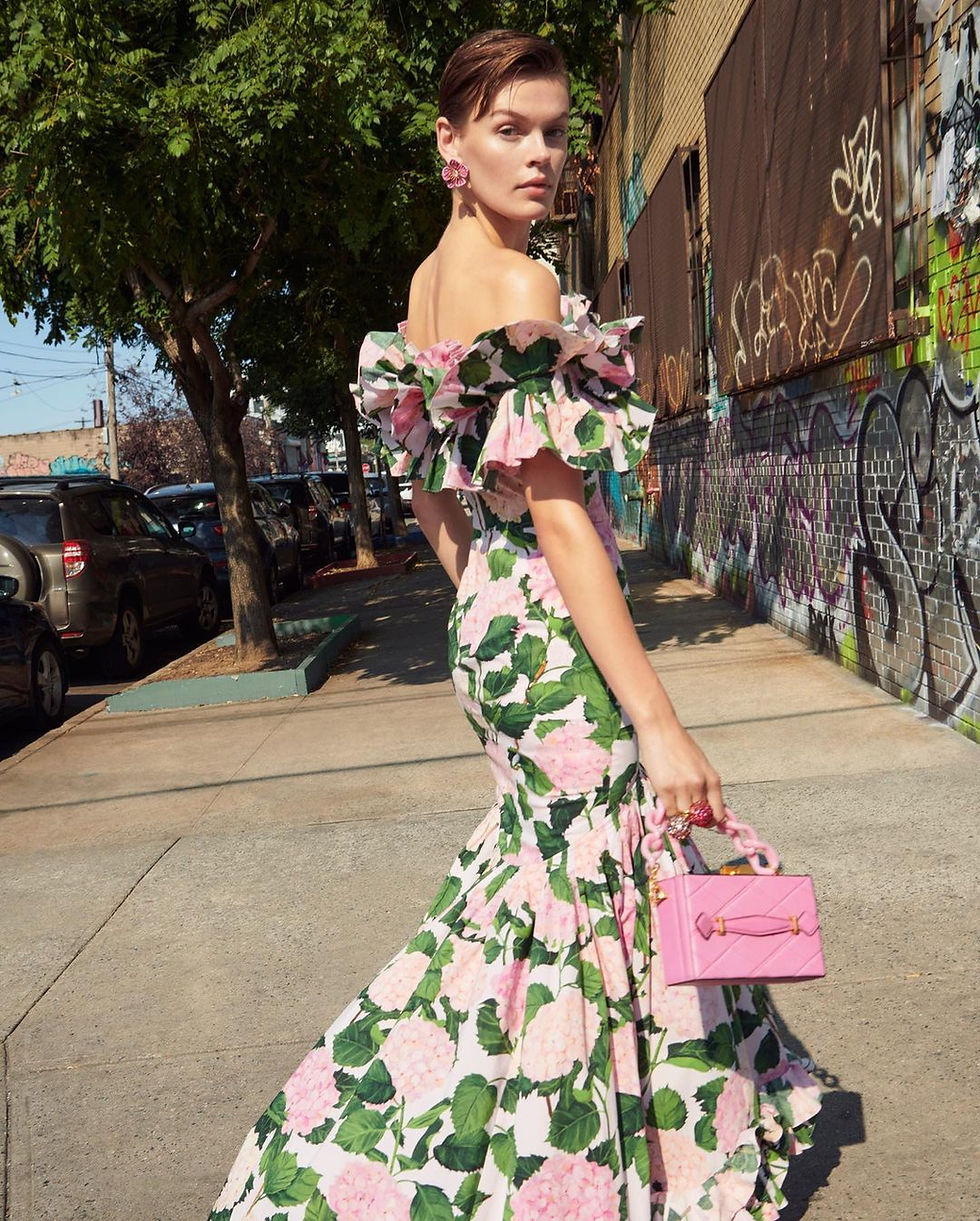 Thumbnail: Bloom Ruffle Swim Dress