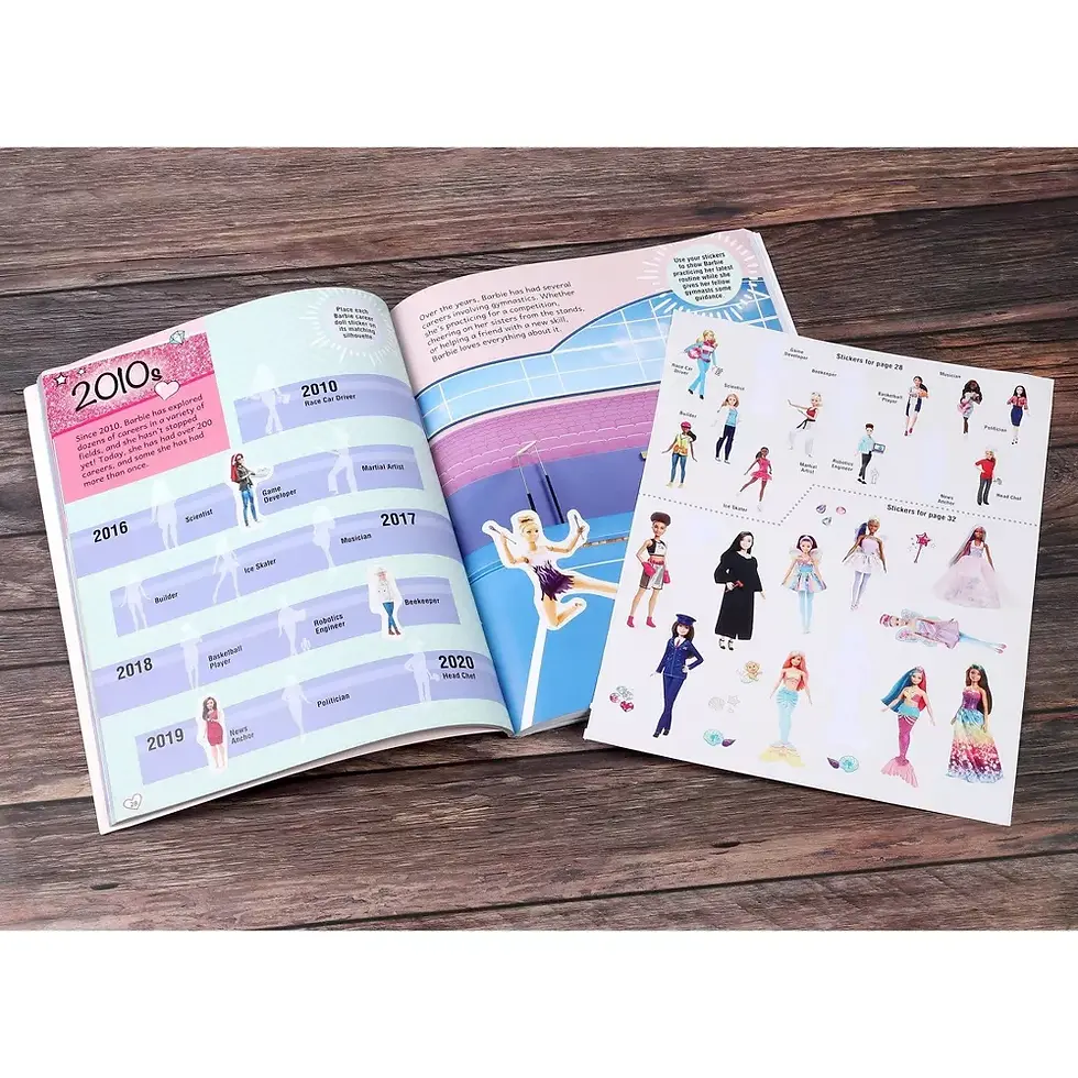 Thumbnail: Barbie: Super Sticker Book: Through the Decades - (1001 Stickers)