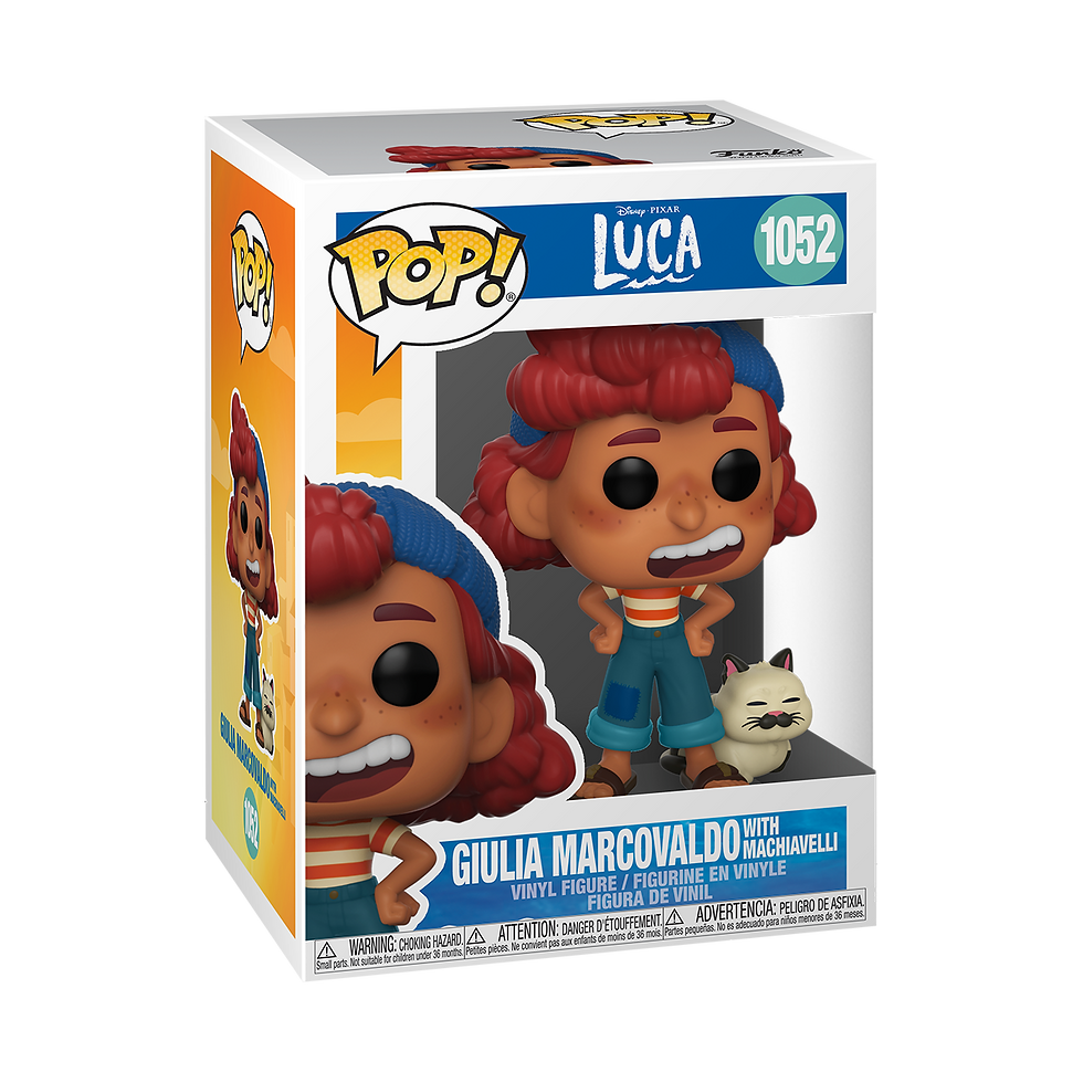 Funko POP! Disney: Luca - Giulia Marcovaldo with Machiavelli - No. 1052