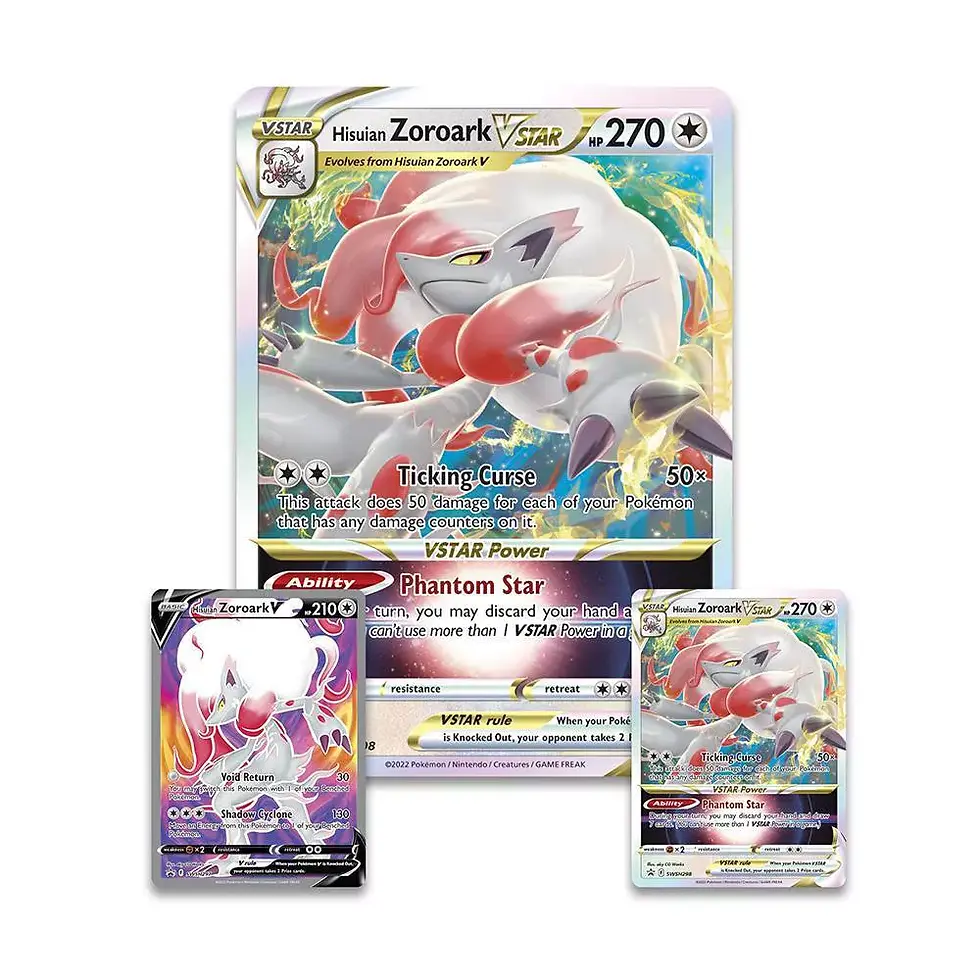 Thumbnail: Pokémon Trading Card Game: Hisuian Zoroark Vstar Premium Collection