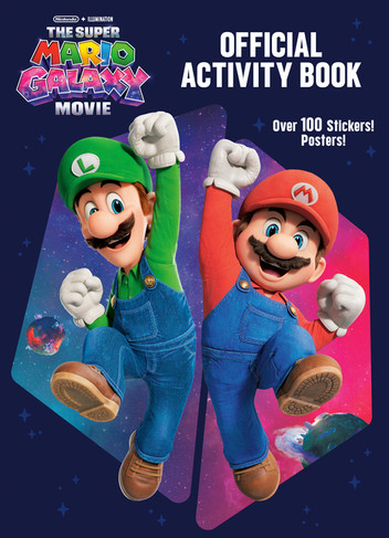 Super Mario Galaxy Movie Book Bundle – Activity Book + Mario Takes Off