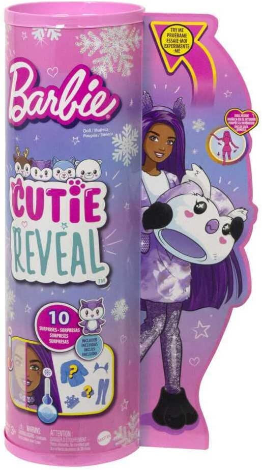 Thumbnail: Barbie Doll, Cutie Reveal Owl Plush Doll with 10 Surprises