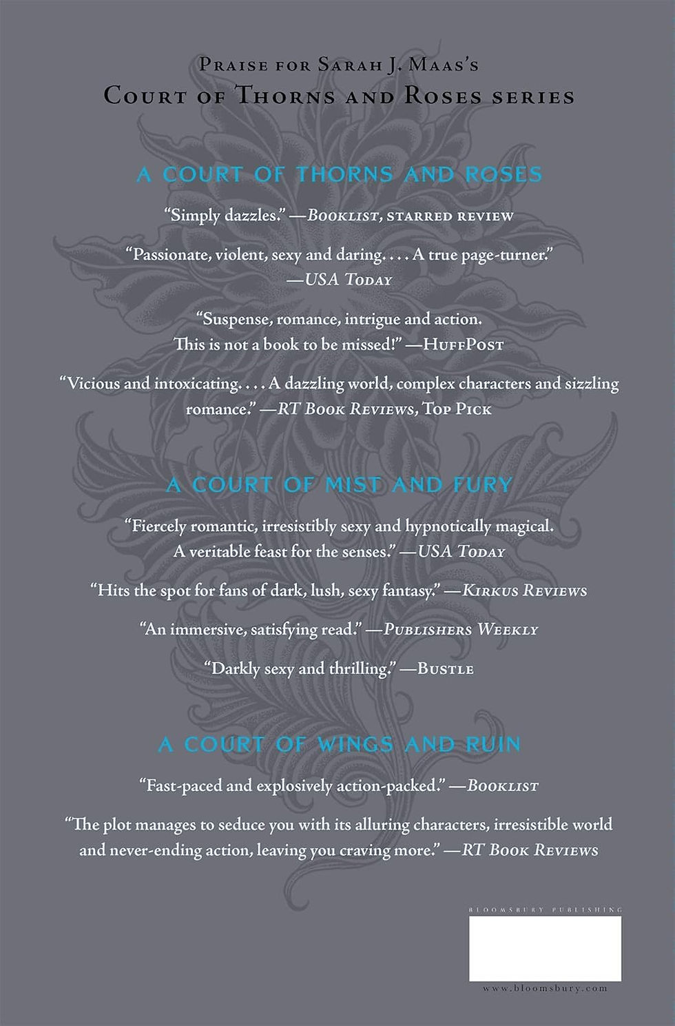Thumbnail: A Court of Frost and Starlight (A Court of Thorns and Roses, Book 4)