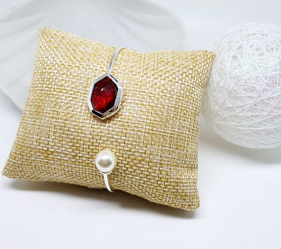 Miniaturbild: Bracelet jonc à personnaliser argenté 