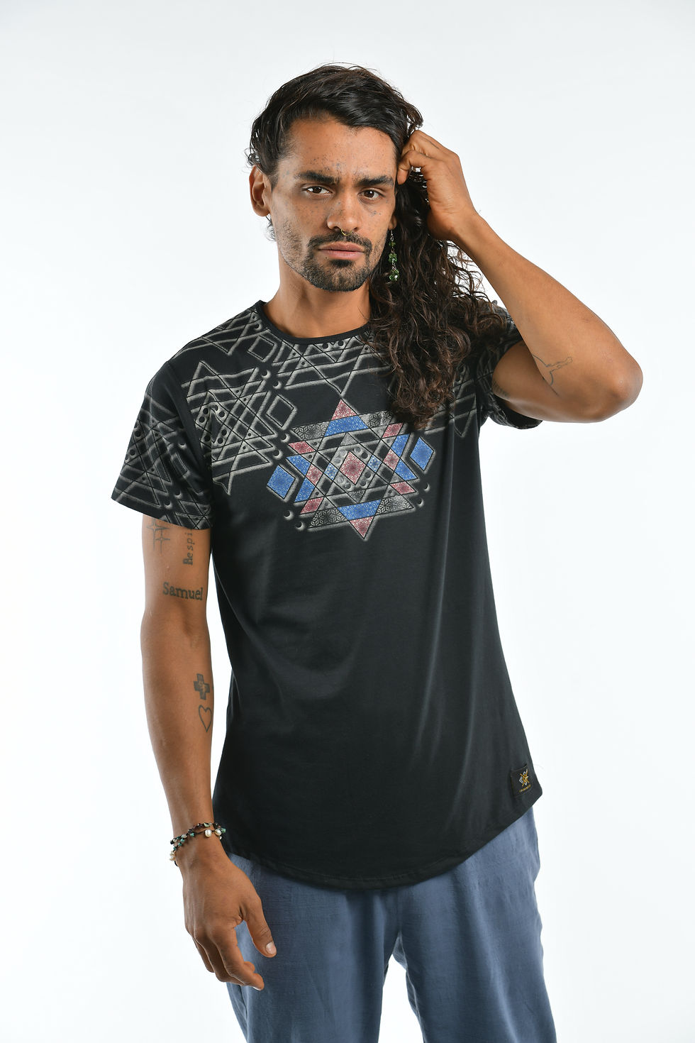 Miniatura: HEXAGRAM NEGRO