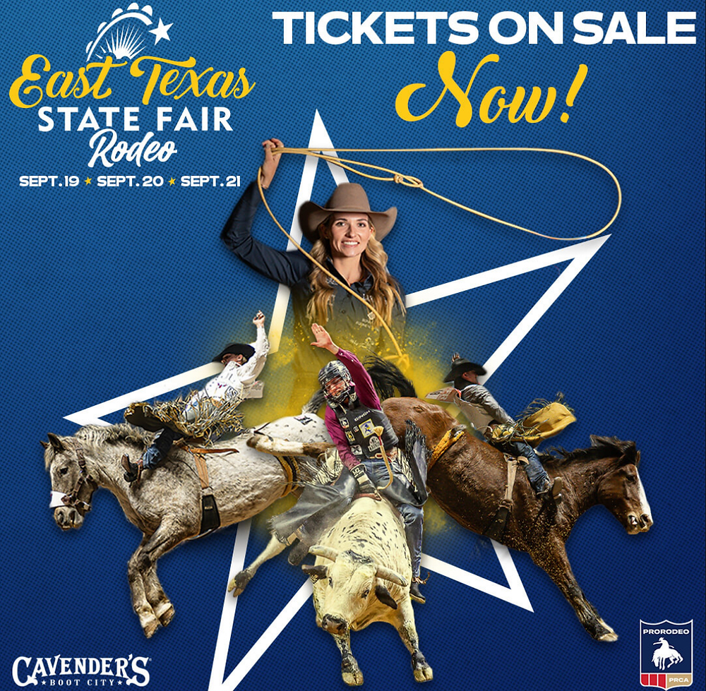 1st Pro Rodeo at East Texas State Fair with Three Nights of Action ...